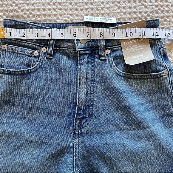 Madewell Curvy 90s Straight High Rise Jeans Size 24 - Picture 6 of 6